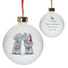 Personalised Me to You Christmas Together Bauble